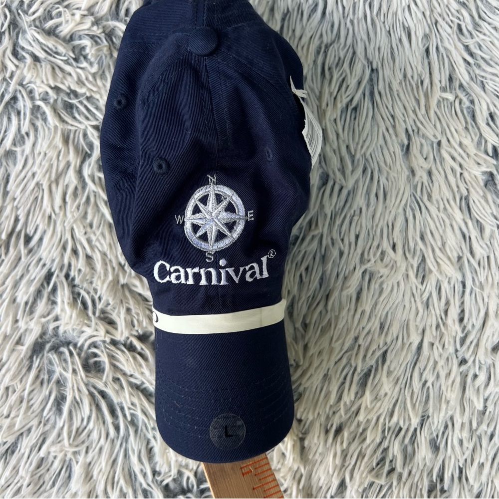Vintage Carnival Cruise Lines Dad Hat Cap Strapback Compass Navy Newhattan Shirt